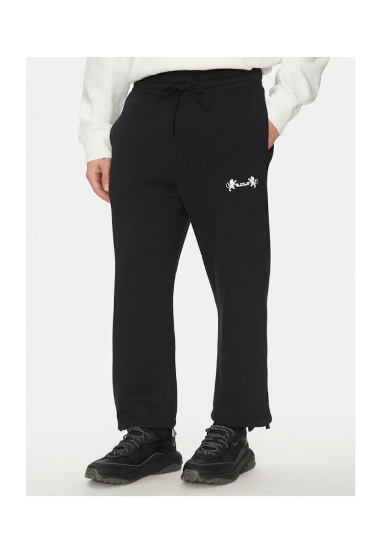 Nike Pantaloni barbati - 305365682 - Bumbac - Negru - Negru