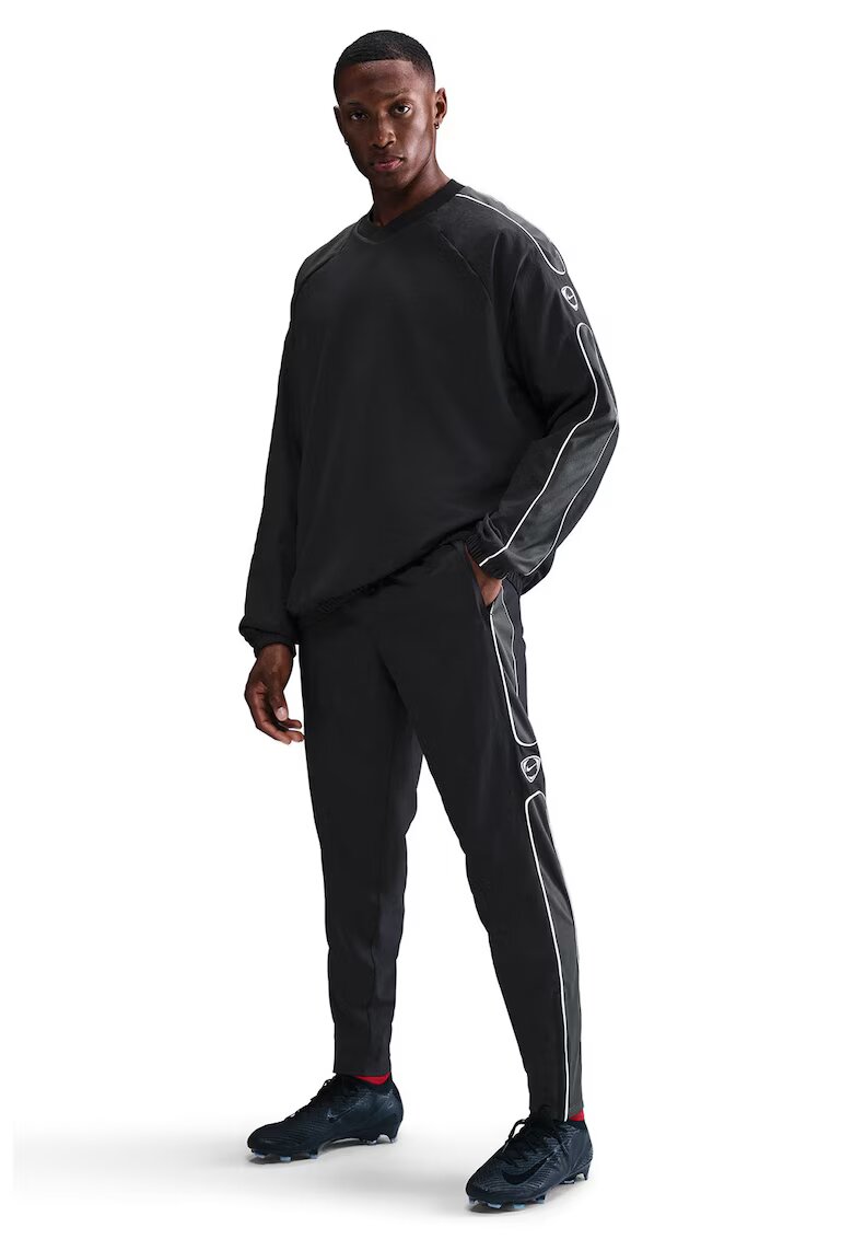 Nike Pantaloni cu buzunare laterale - pentru fotbal - Negru/Gri inchis