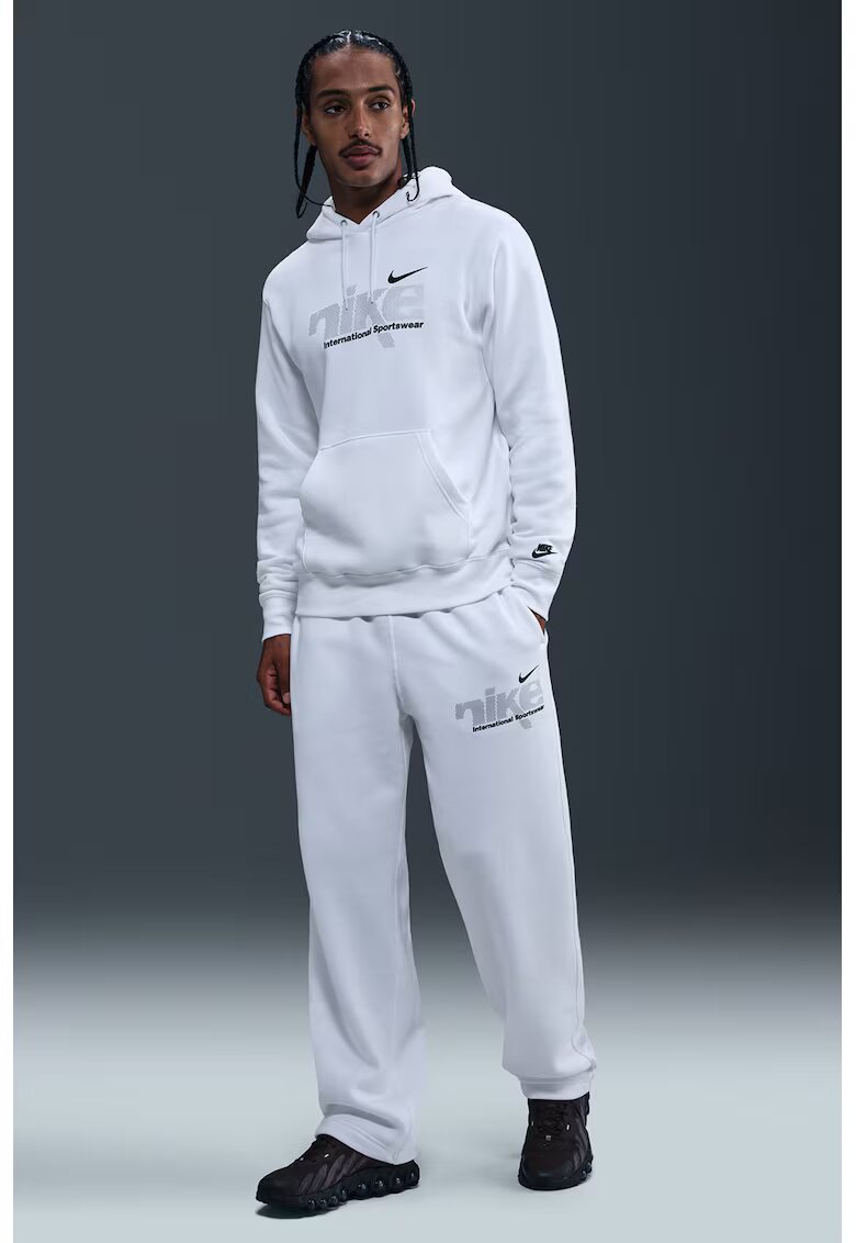 Nike Pantaloni de trening Club Bungee - Alb optic