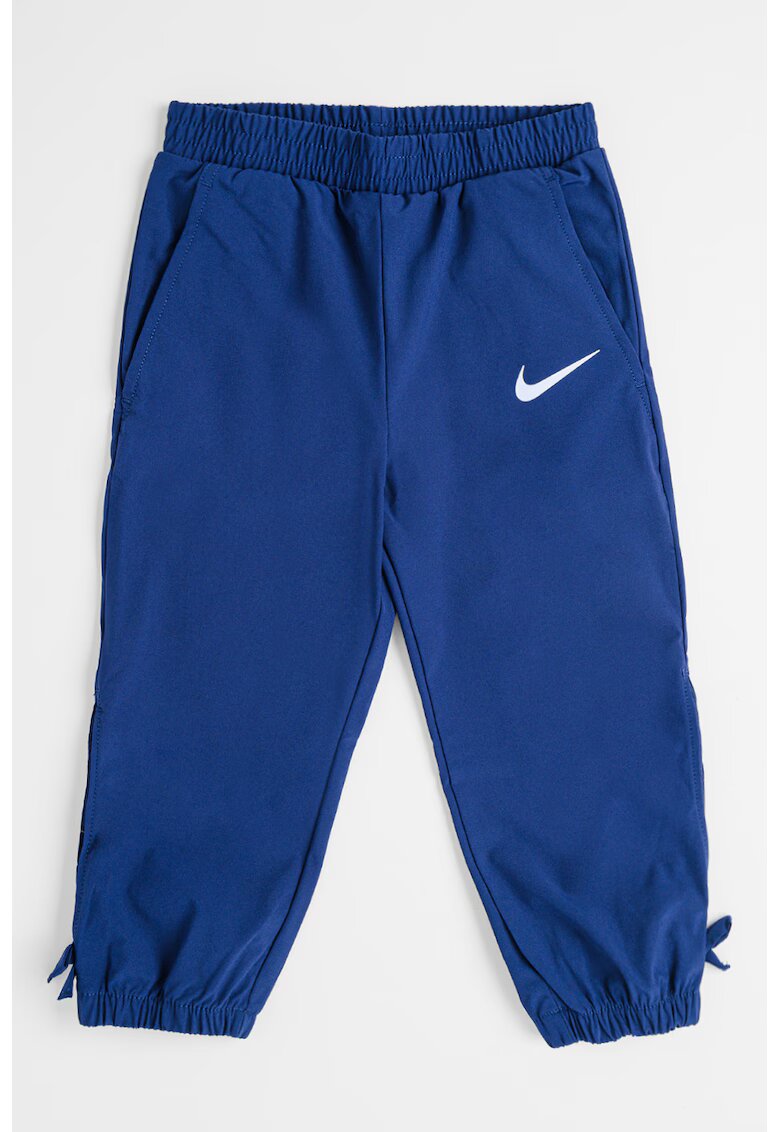 Nike Pantaloni de trening cu buzunare laterale Swoosh - Bleumarin