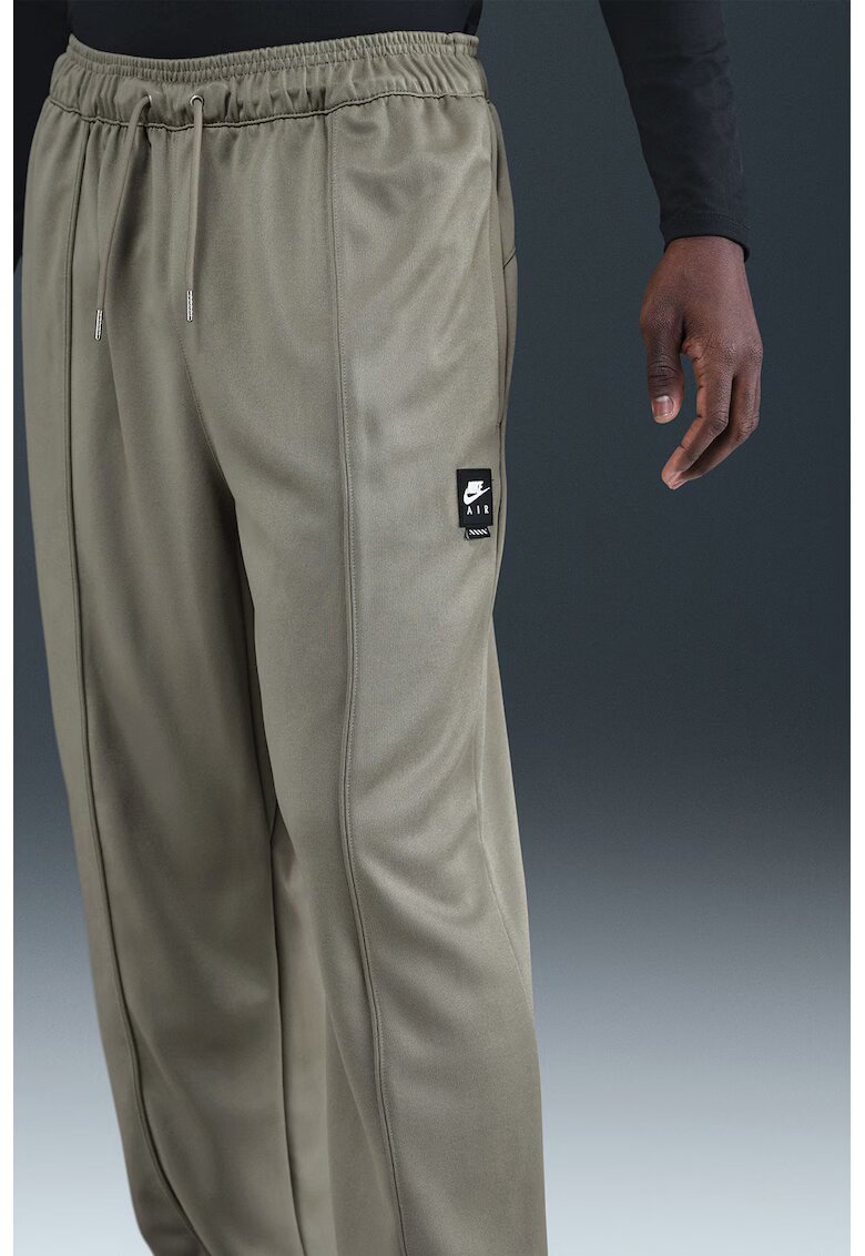 Nike Pantaloni de trening cu croiala dreapta si snur de ajustare Air - Gri