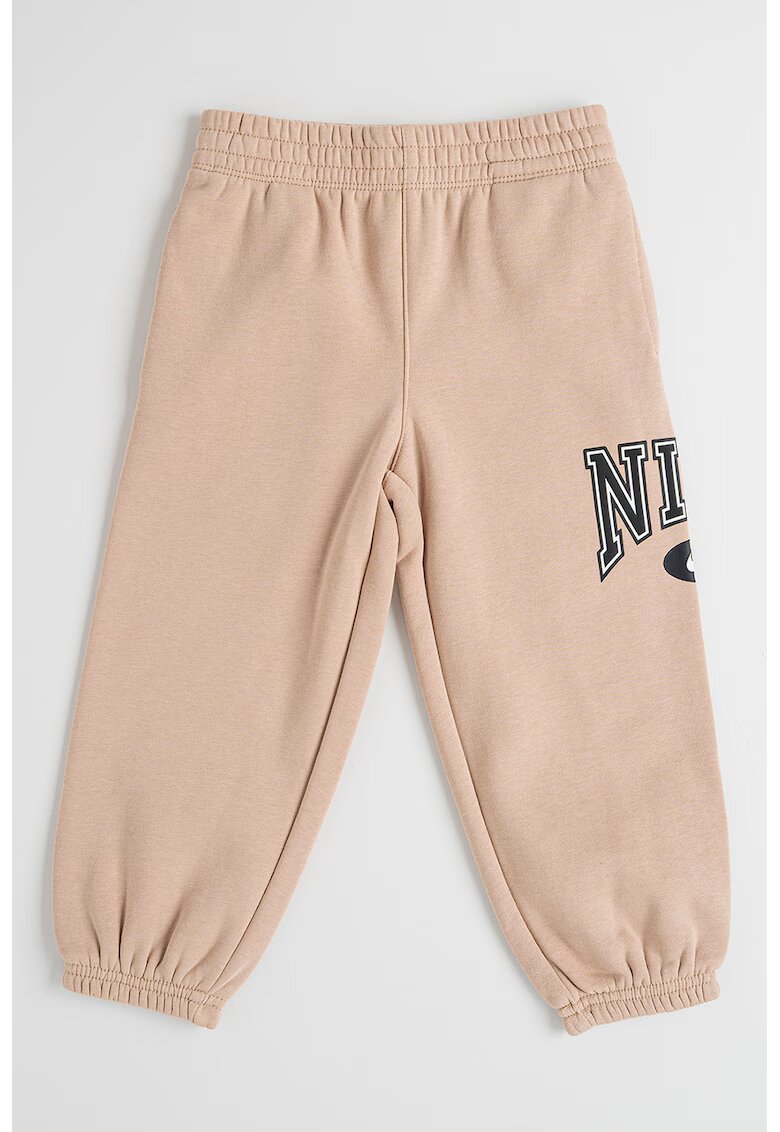Nike Pantaloni de trening cu logo Game Day - Maro deschis/Negru