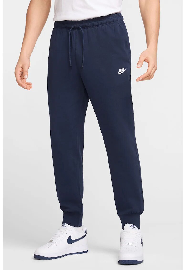 Nike Pantaloni de trening cu talie medie si snur in talie - Albastru ultramarin