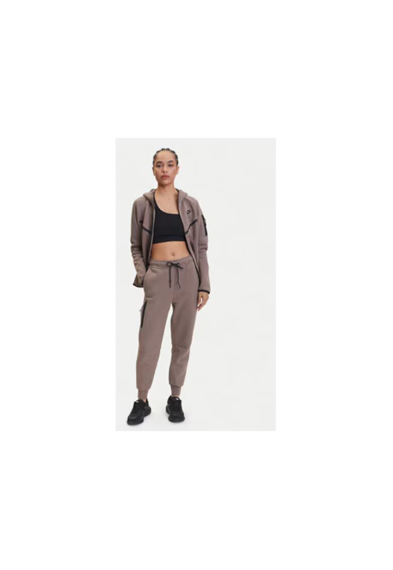 Nike Pantaloni de trening dama HV6779 - Bumbac/Poliester - Maro - Maro