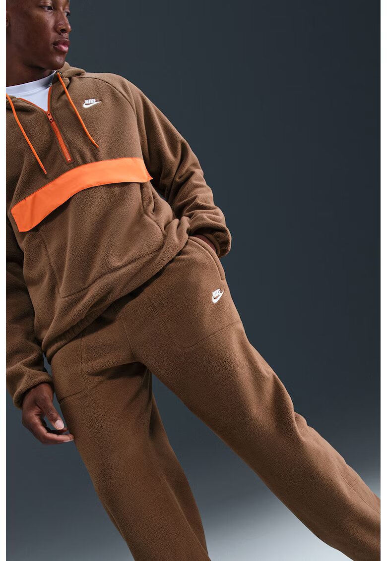 Nike Pantaloni de trening din material fleece cu talie ajustabila Club - Caramel