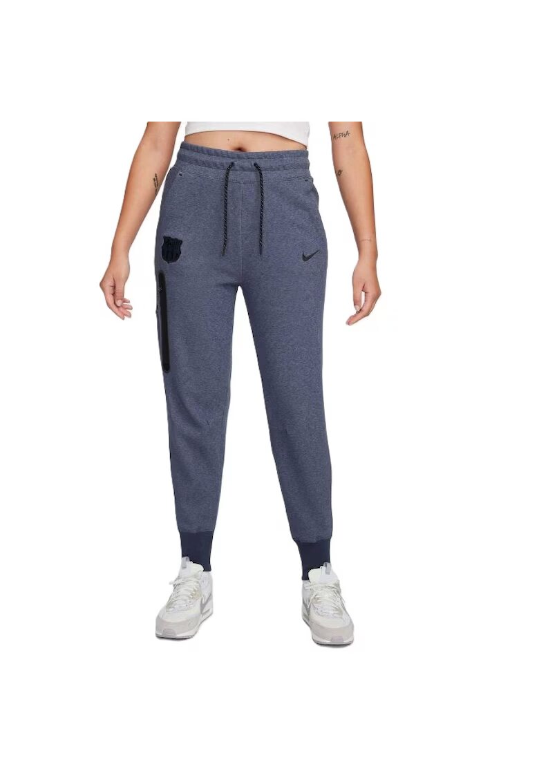Nike Pantaloni pentru Femei - fcb wnsw tchflc essntlhrpnt 3r - DX8466-437 - Albastru - Albastru
