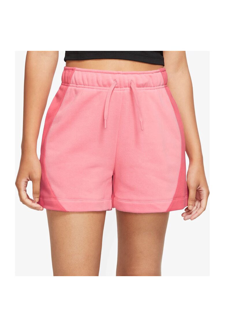 Nike Pantaloni pentru Femei - w nsw air flc mr short - DV8052-611 - Roz - Roz