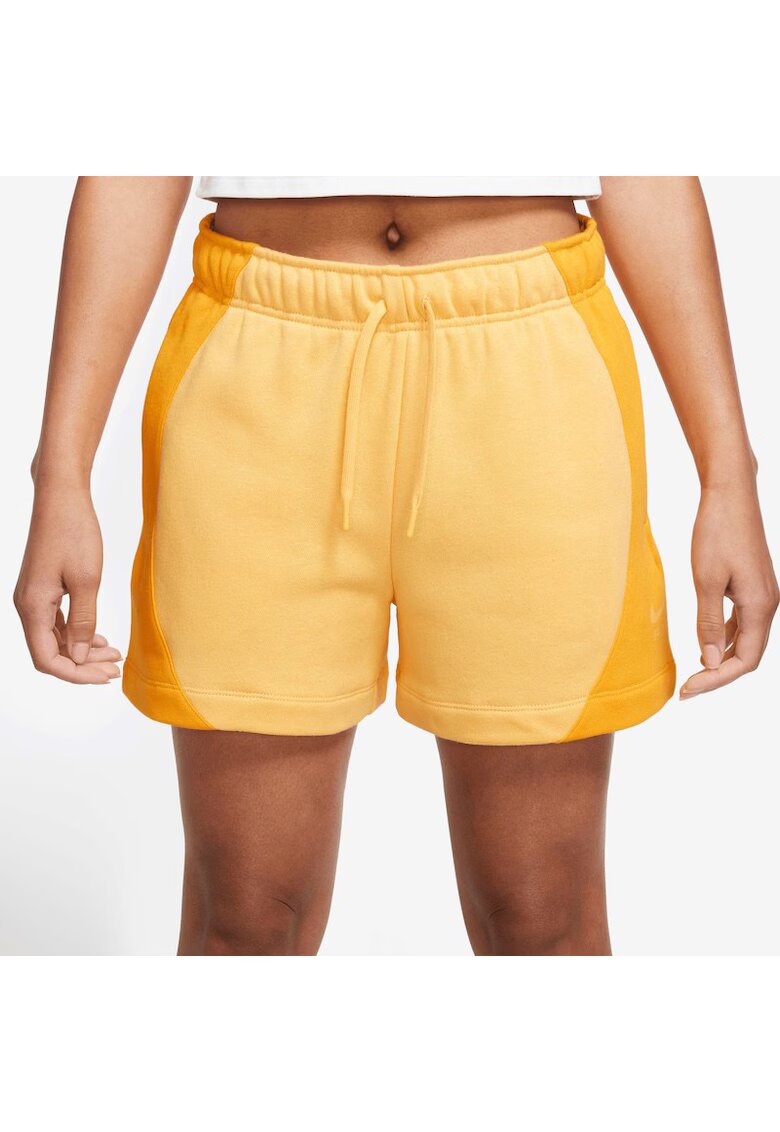 Nike Pantaloni pentru Femei - w nsw air flc mr short - DV8052-795 - Auriu - Auriu