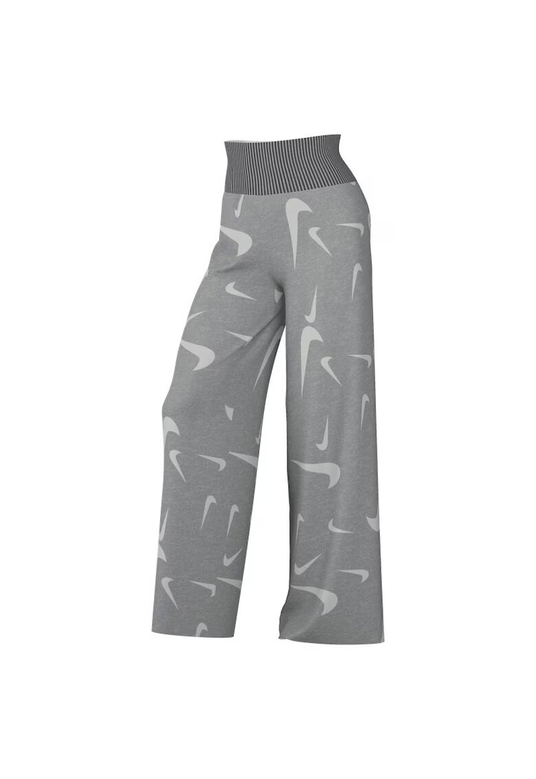 Nike Pantaloni pentru Femei - w nsw cozy logo aoj knit pant - FD4288-077 - Gri - Gri