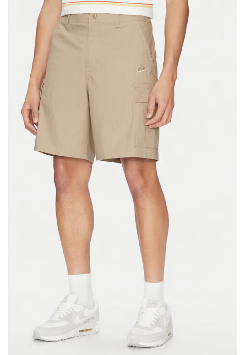Nike Pantaloni scurti barbati - 305366009 - Bumbac - Maro - Maro