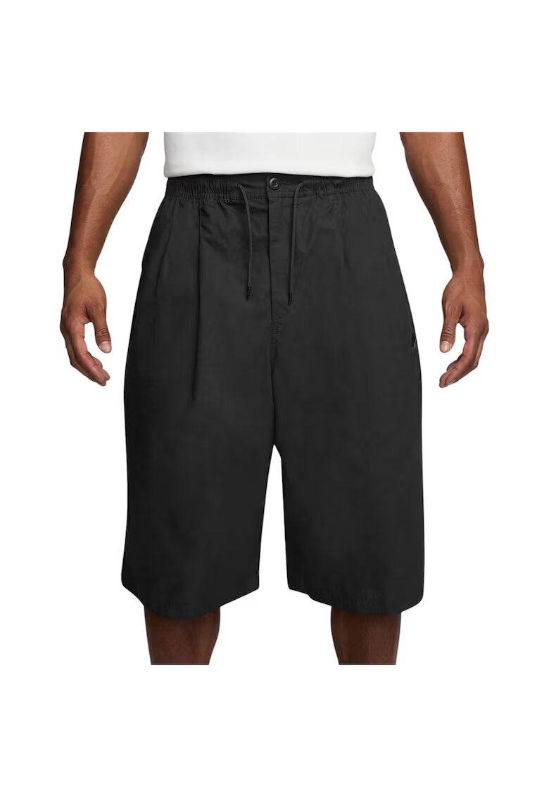 Nike Pantaloni scurti Club HJ2540 - croiala larga - bumbac - negru