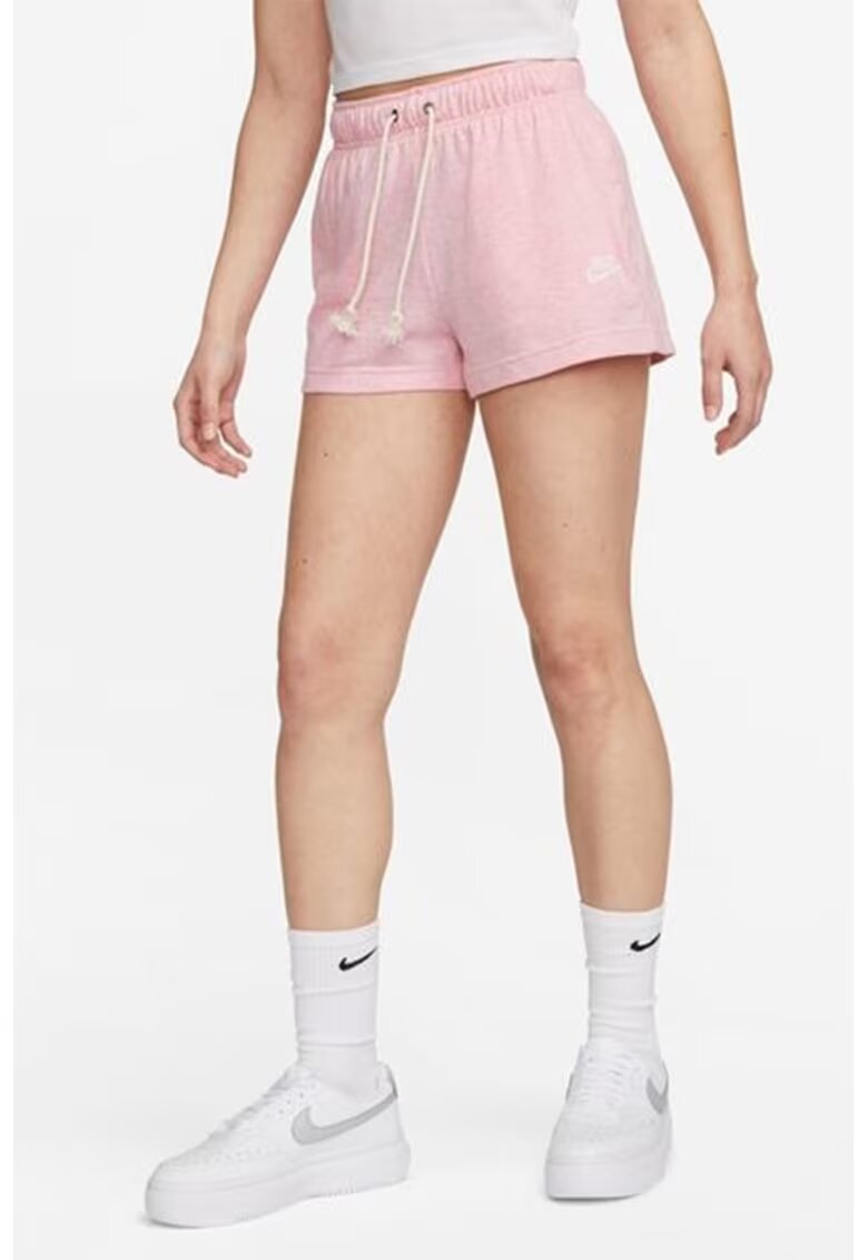 Nike Pantaloni scurti cu buzunare laterale - Roz pastel