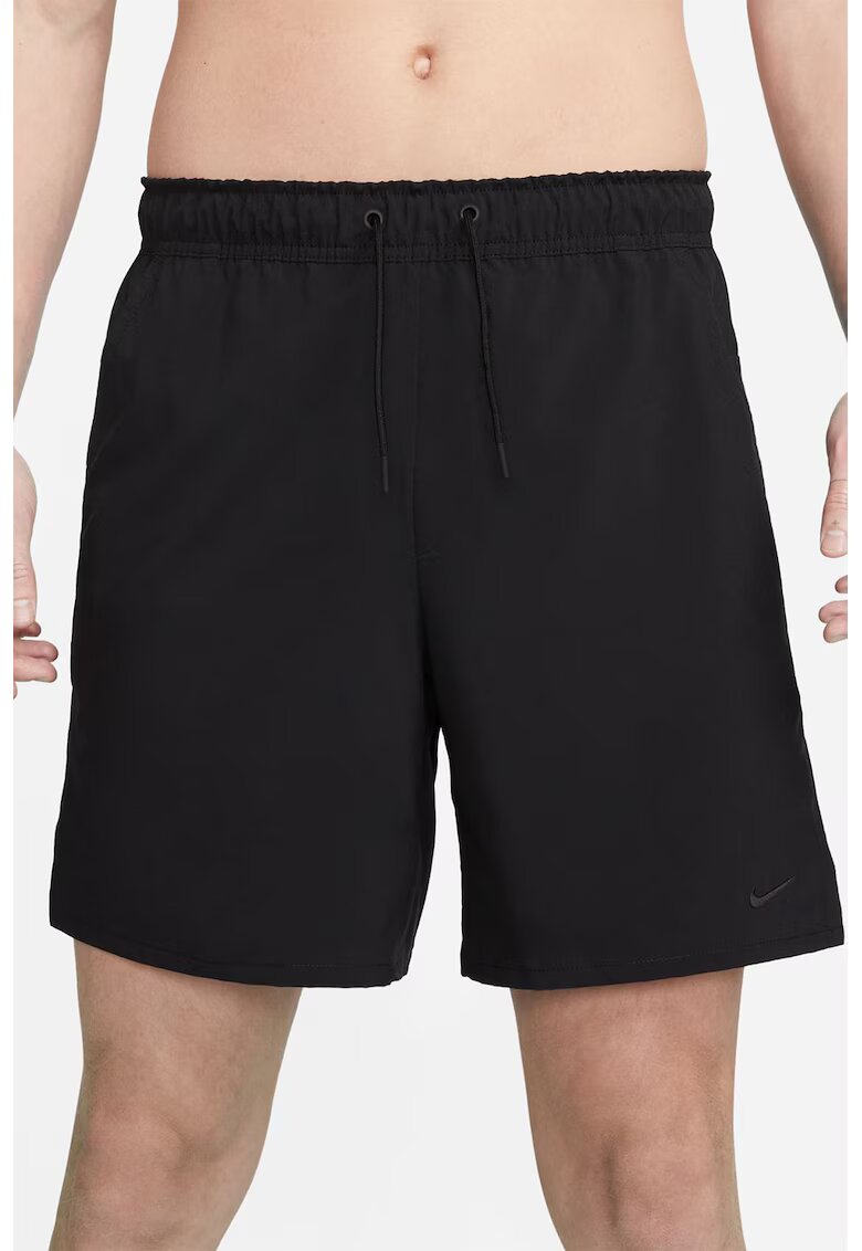 Nike Pantaloni scurti cu snur de ajustare pentru fitness Unlimited - Negru