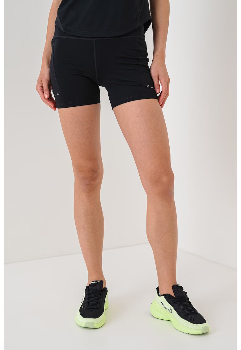 Nike Pantaloni scurti cu talie inalta pentru alergare Swift - Negru