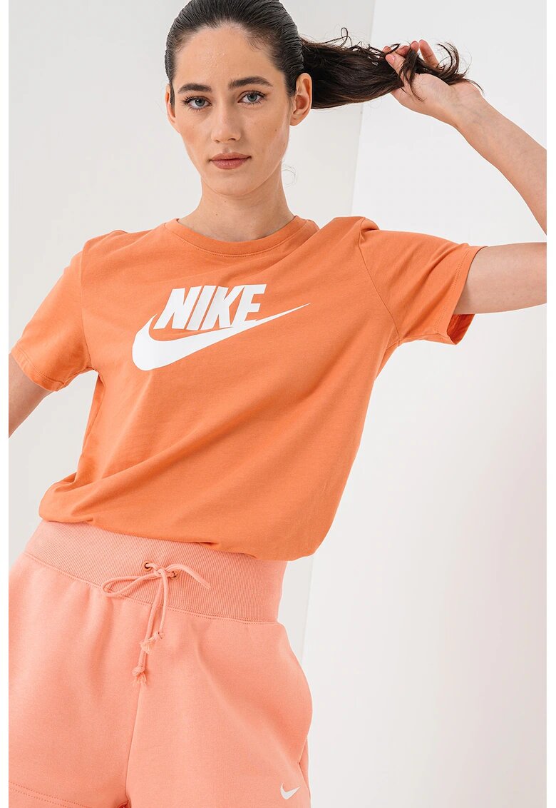 Nike Pantaloni scurti cu talie inalta Phoenix - Roz somon