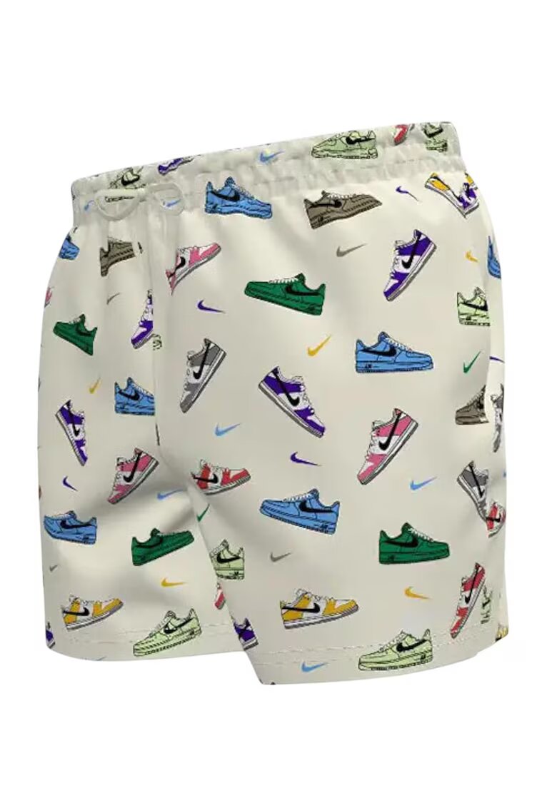 Nike Pantaloni scurti de baie model Volley - talie elastica - culoare Ecru - material usor