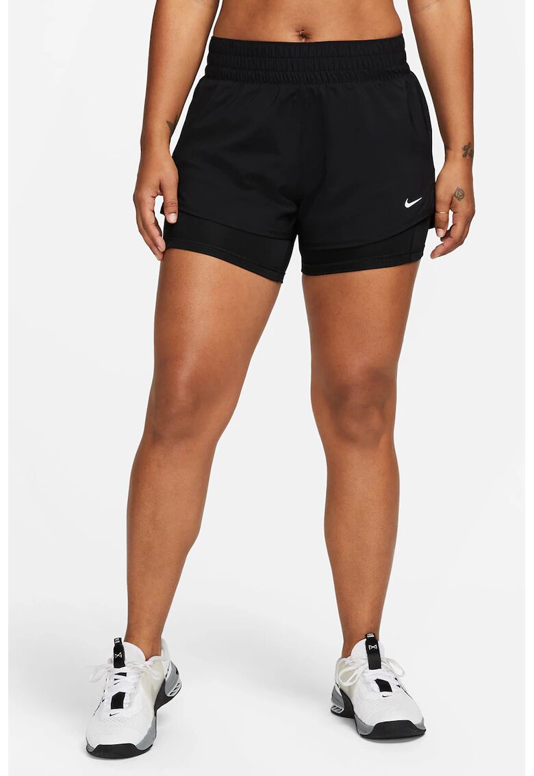 Nike Pantaloni scurti pentru fitness cu tehnologie Dri Fit One - Negru