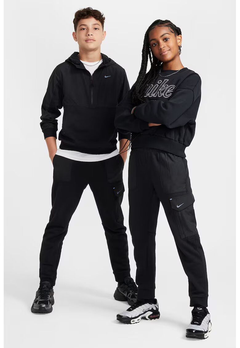 Nike Pantaloni sport vargo cu snur in talie - Negru