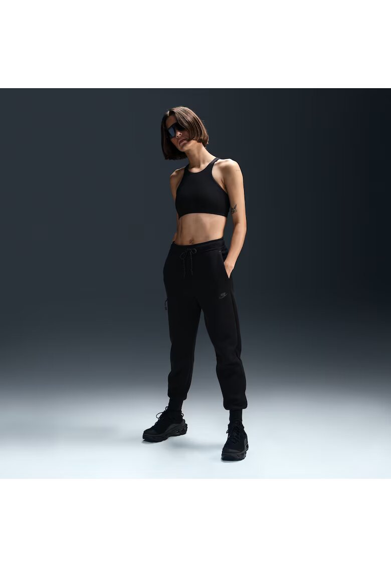 Nike Pantaloni W Nsw Tch Flc Mr Jgger 2 - Negru