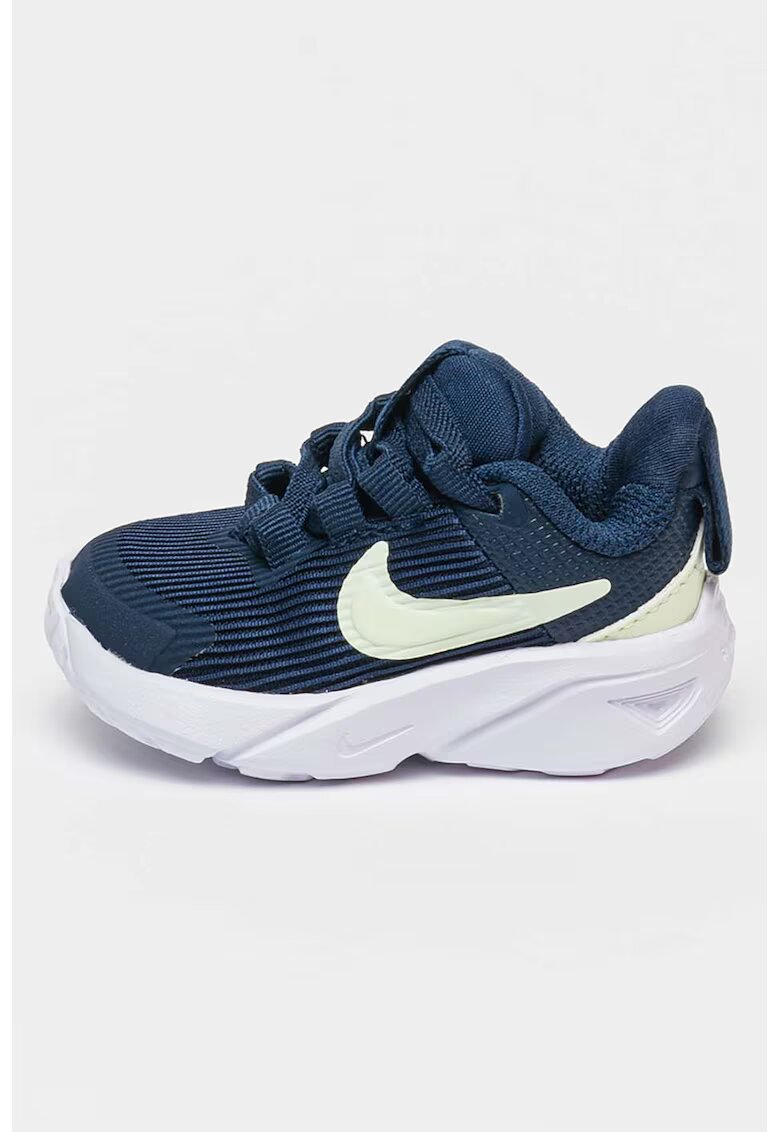 Nike Pantofi cu insertii sintetice - pentru alergare Star Runner 4 - Verde pal/Alb optic/Bleumarin