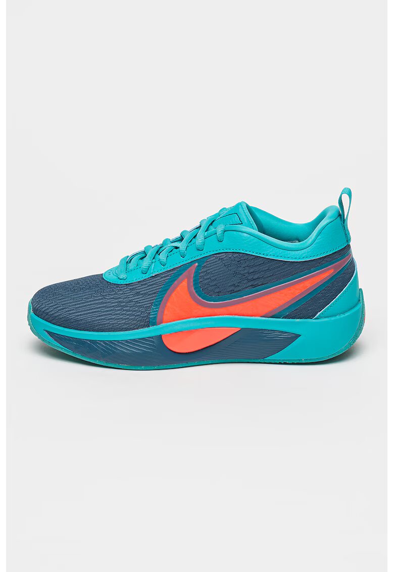 Nike Pantofi cu logo supradimensionat - pentru baschet Giannis Freak 6 - Albastru inchis/Portocaliu mandarina
