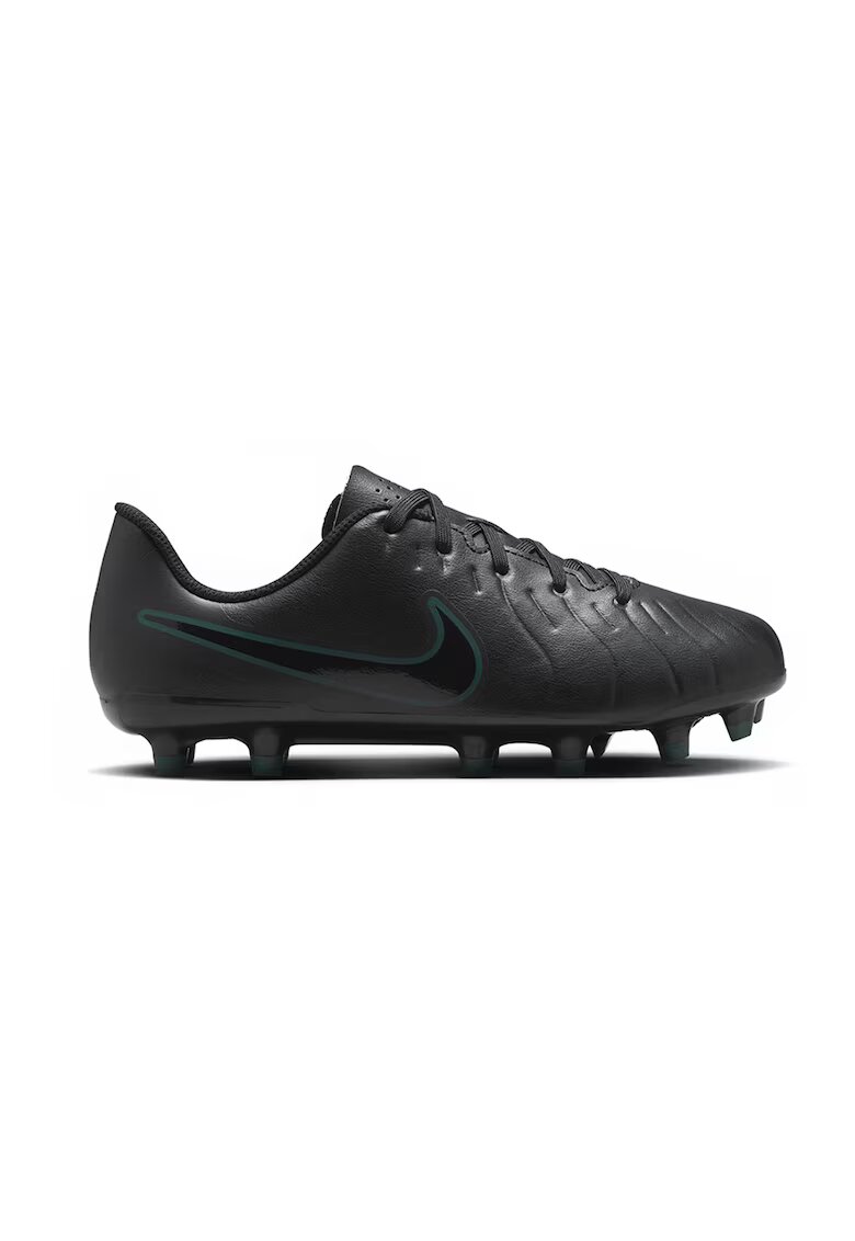 Nike Pantofi de piele ecologica cu crampoane pentru fotbal Legend 10 Club - Negru stins
