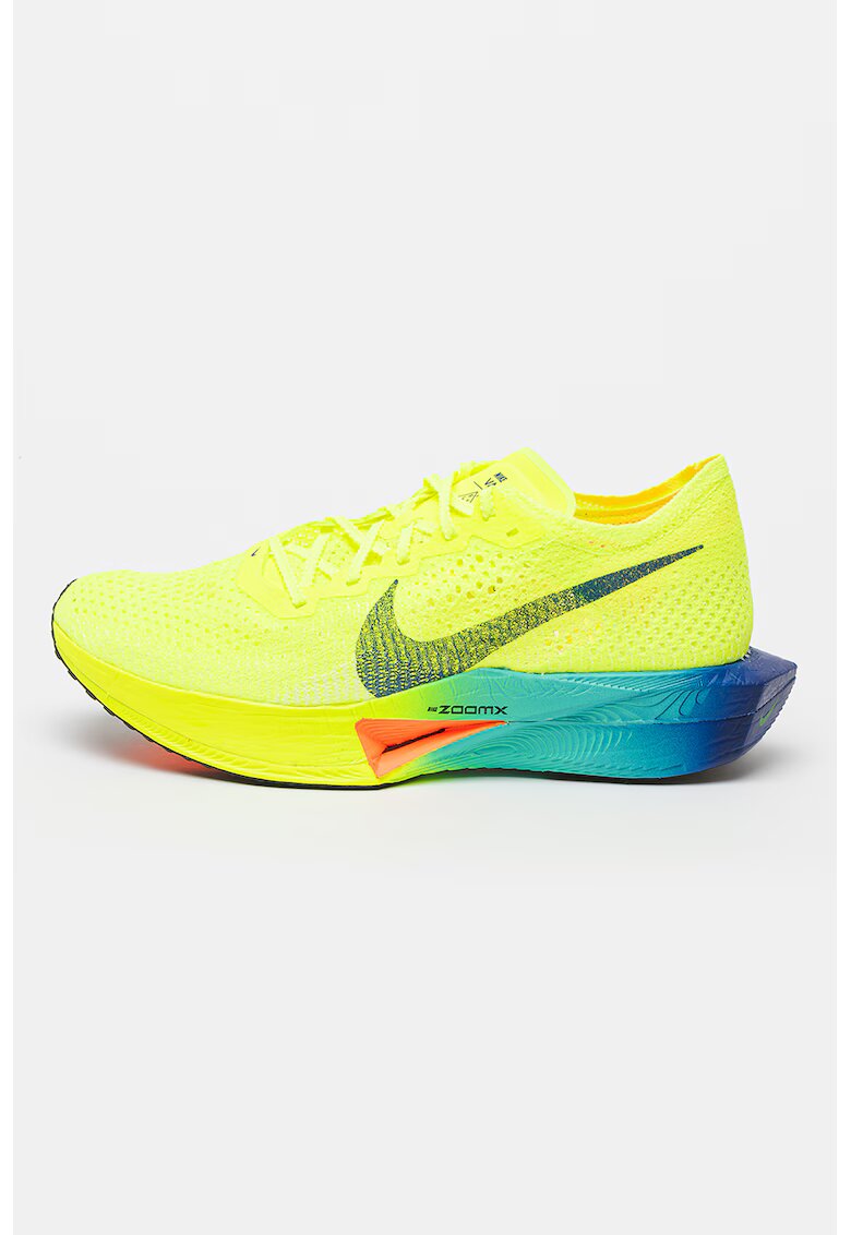 Nike Pantofi de plasa pentru alergare Zoomx Vaporfly Next - Verde lime/Bleumarin