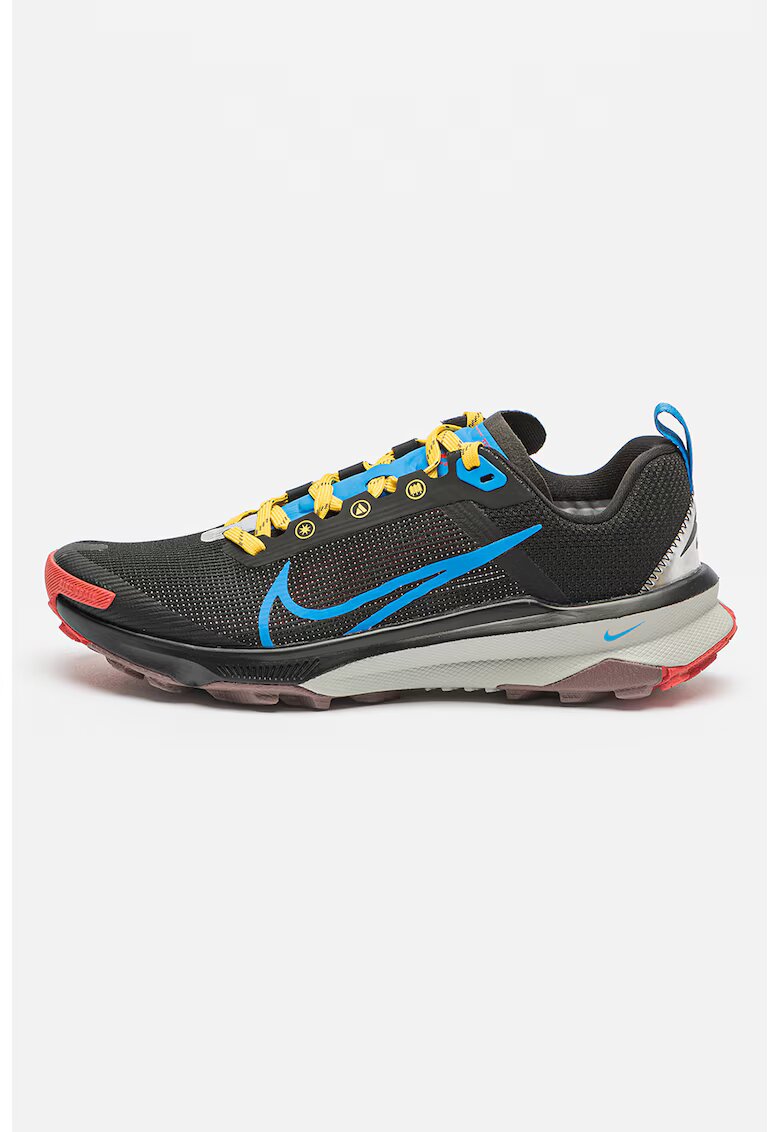Nike Pantofi din material textil cu logo - pentru alergare React Terra Kiger - Negru/Albastru royal