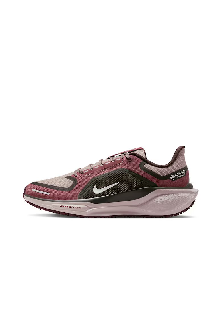 Nike Pantofi din material textil - pentru alergare Air Zoom Pegasus GTX - Visiniu/Verde inchis/Roz prafuit
