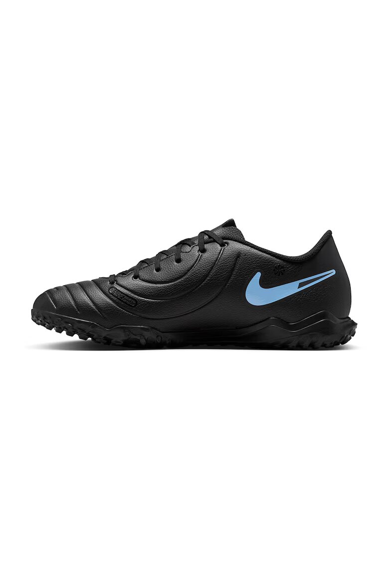 Nike Pantofi din piele ecologica - pentru fotbal Legend 10 Club - Negru/Albastru lavanda