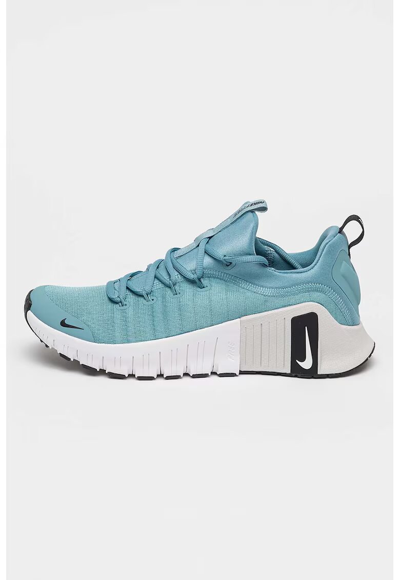 Nike Pantofi Free Metcon 6 - pentru fitness - Gri deschis/Albastru prafuit/Alb optic
