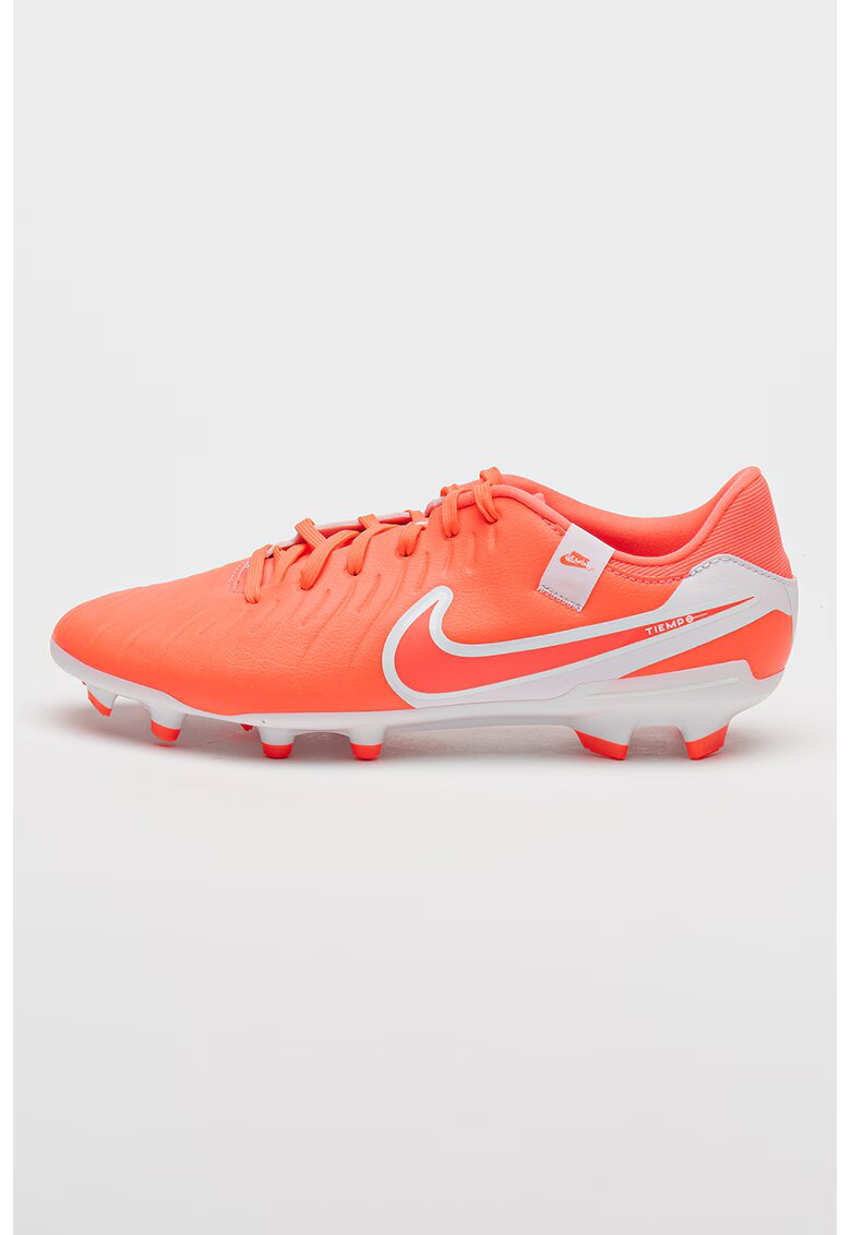 Nike Pantofi Legend 10 Academy din piele ecologica pentru fotbal - Alb/Roz aprins