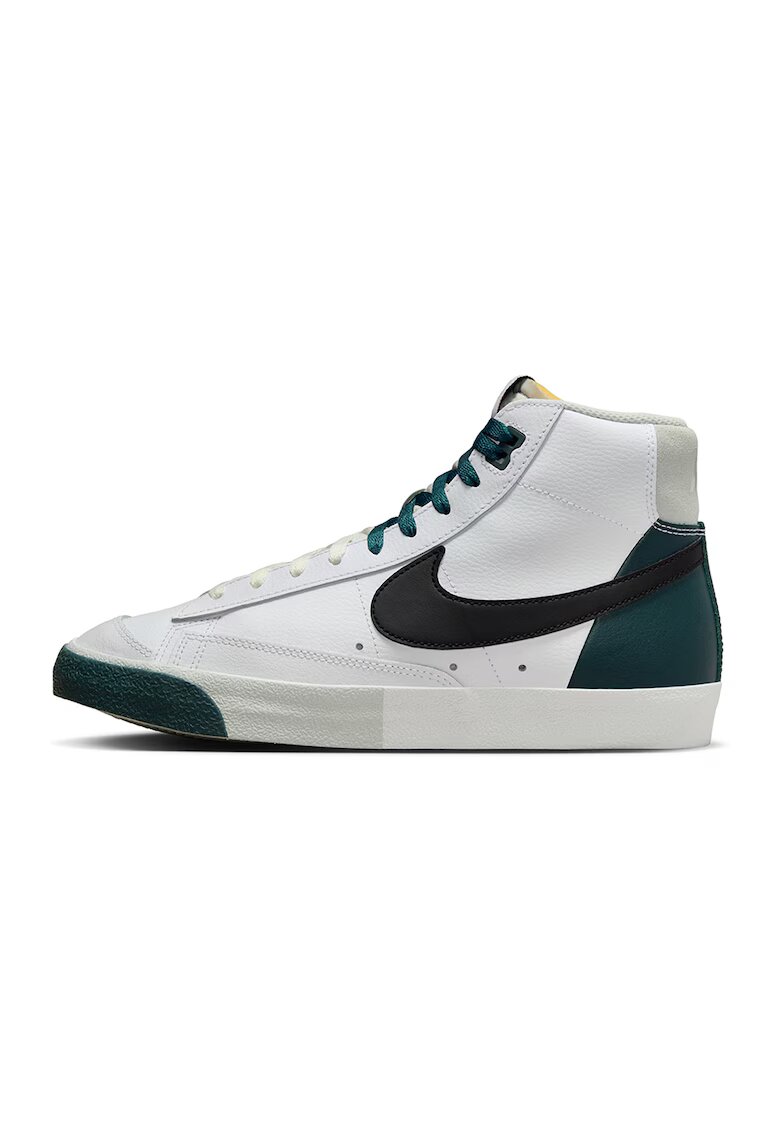 Nike Pantofi medii pentru baschet Blazer - Alb/Verde inchis