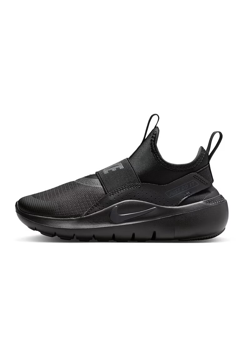 Nike Pantofi slip-on Flex Runner 4 cu bareta elastica pentru alergare - Negru/Gri antracit