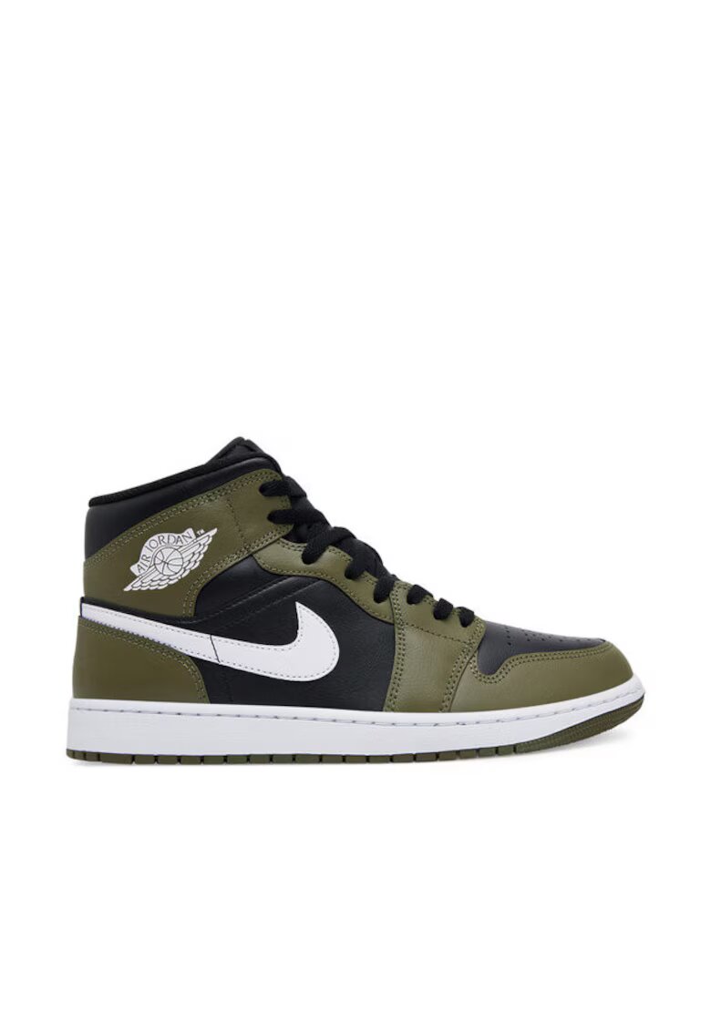 Nike Pantofi sport barbati 305363602 - Piele naturala - Negru - Negru