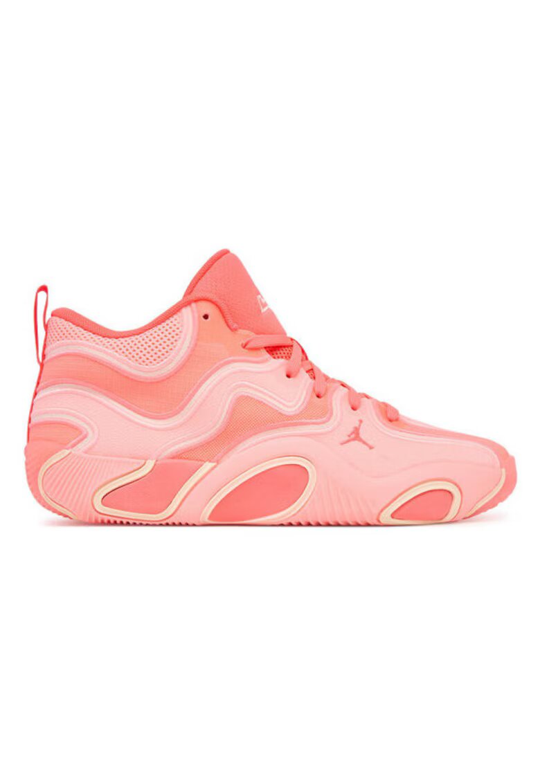 Nike Pantofi sport barbati - baschet - roz portocaliu - textil