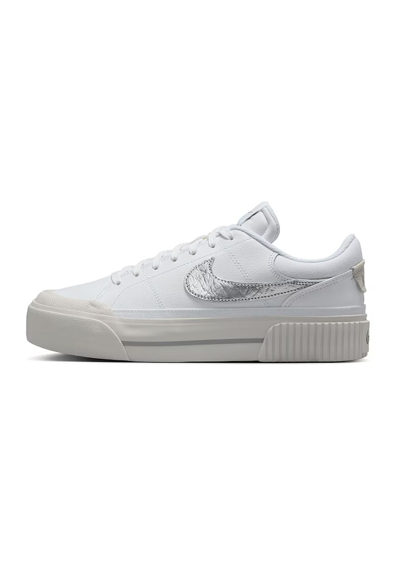 Nike Pantofi sport Court Legacy Lift - Alb/Argintiu