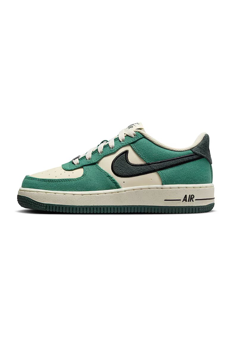 Nike Pantofi sport cu aspect contrastant Air Force 1 - Verde/Crem