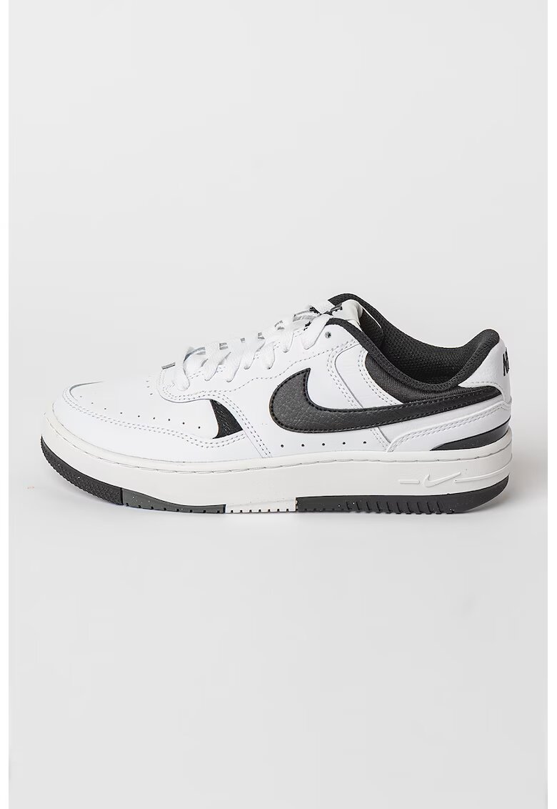 Nike Pantofi sport cu detalii de piele Gamma Force - Alb/Negru
