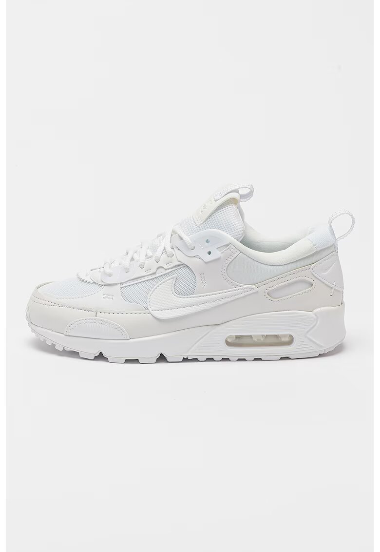Nike Pantofi sport cu garnituri de piele Air Max 90 Futura - Alb