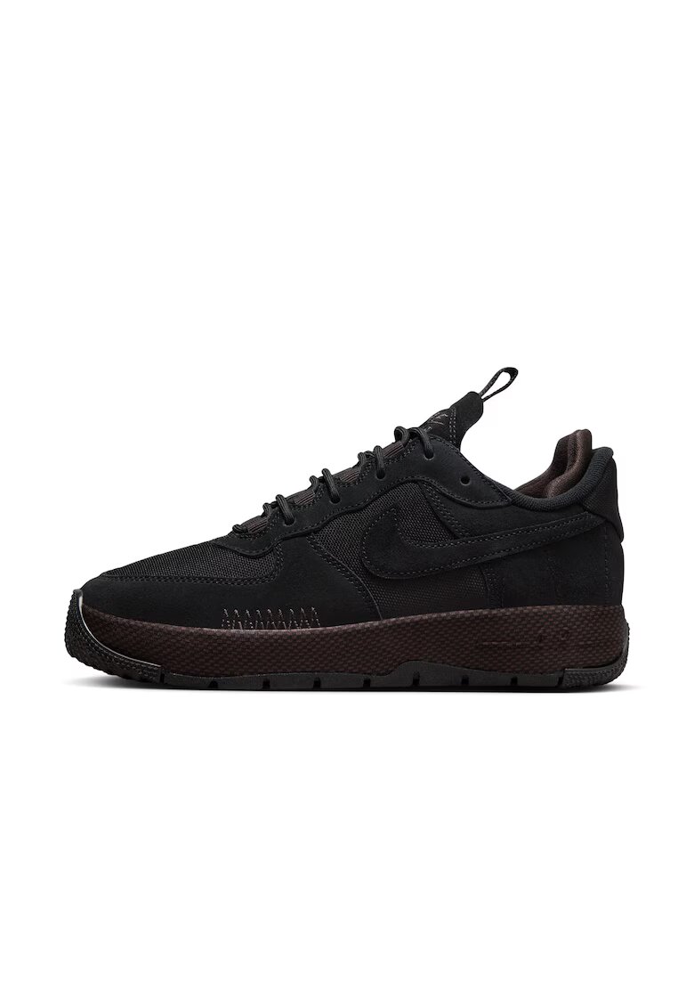 Nike Pantofi sport cu garnituri din piele Air Force 1 Wild - Negru