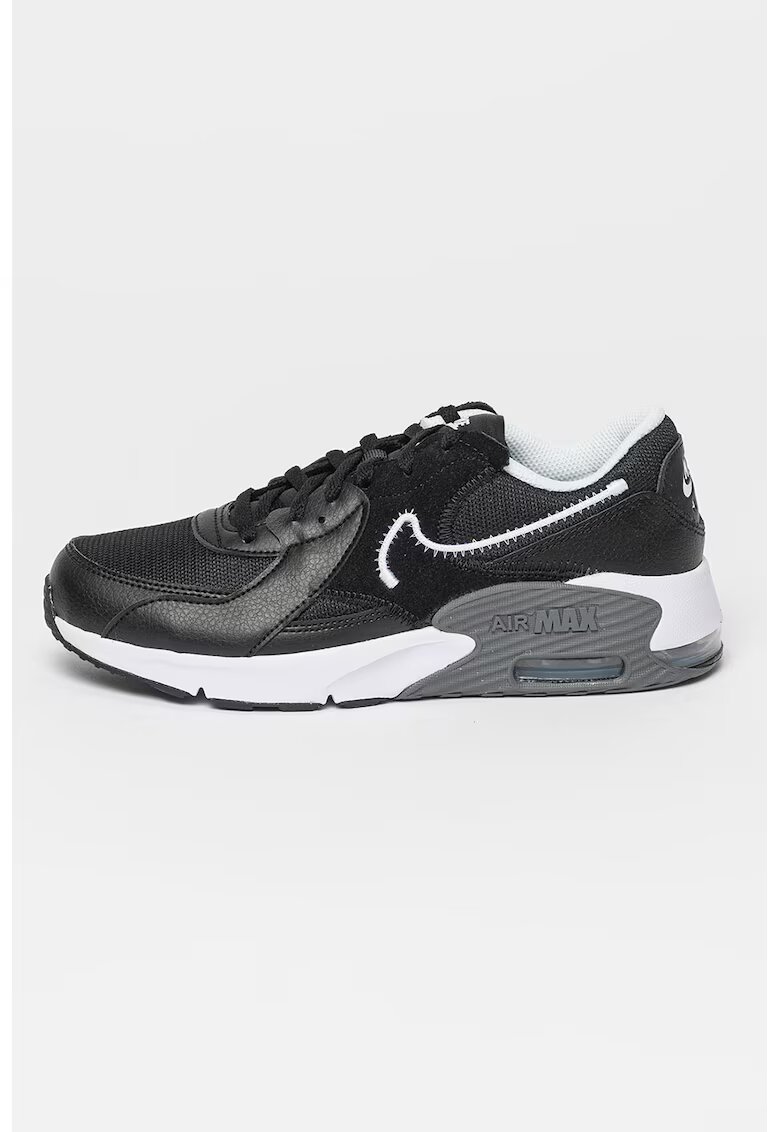 Nike Pantofi sport cu garnituri din piele Air Max Excee - Alb/Negru