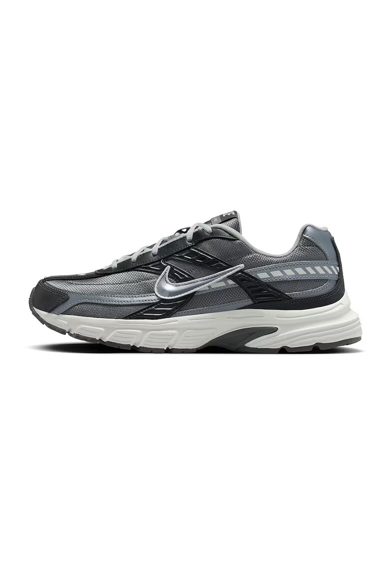 Nike Pantofi sport cu garnituri din piele si plasa - Gri carbune - Gri carbune
