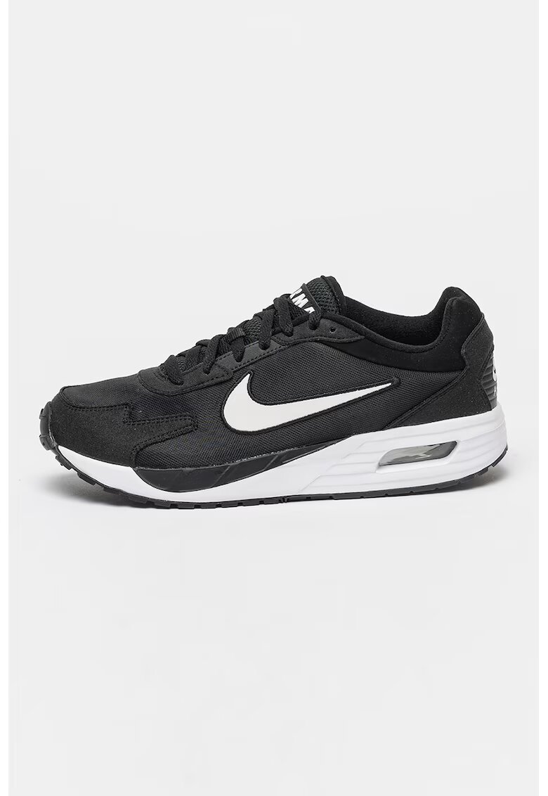 Nike Pantofi sport cu insertii de plasa Air Max Solo - Negru stins/Alb optic