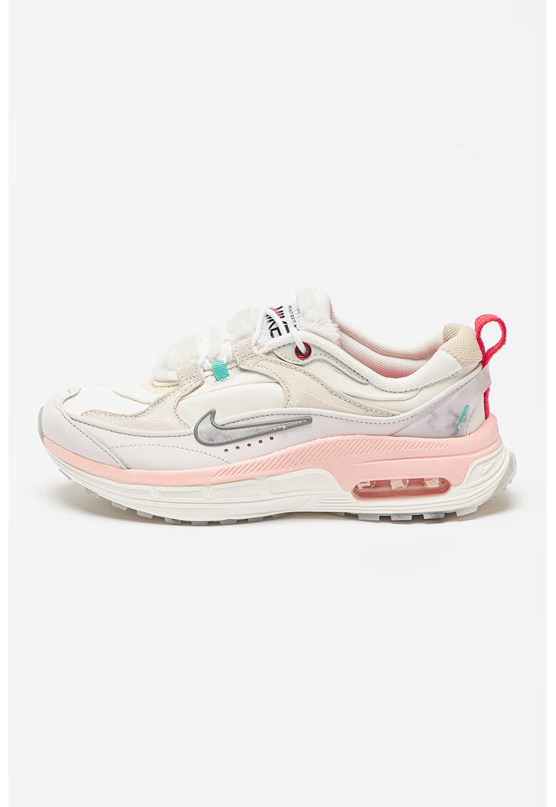 Nike Pantofi sport cu insertii din piele intoarsa Air Max Bliss - Alb/Lila/Roz