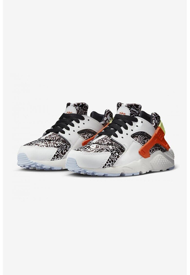Nike Pantofi sport cu model Huarache - Alb/Negru/Portocaliu