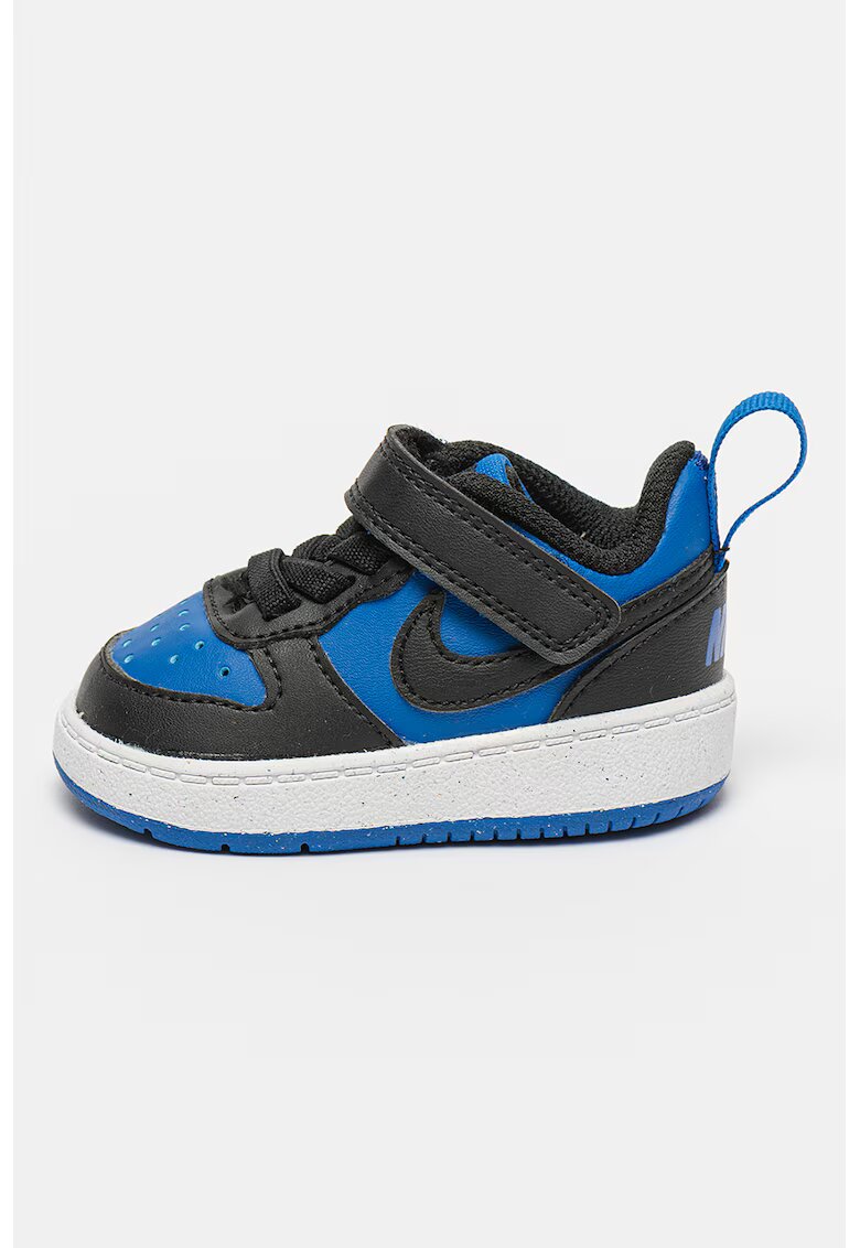 Nike Pantofi sport cu velcro Court Borough - Negru/Blue Royal