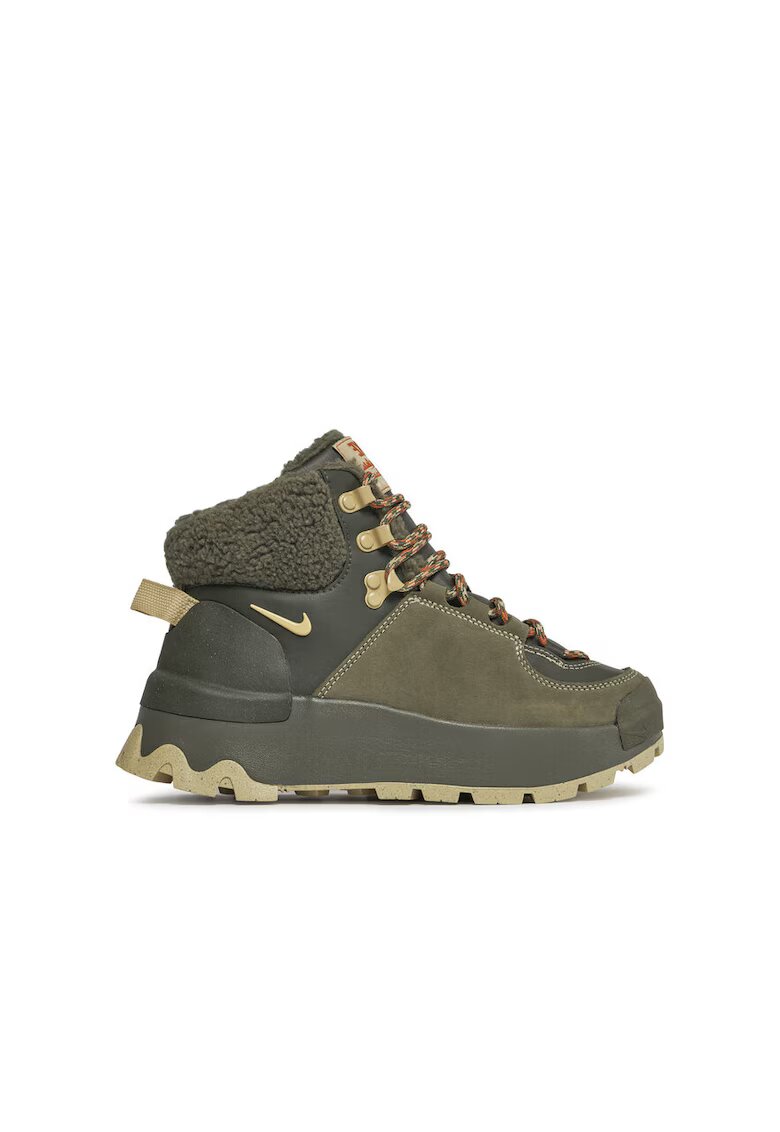 Nike Pantofi sport dama - 303957 - Piele nabuc - Verde