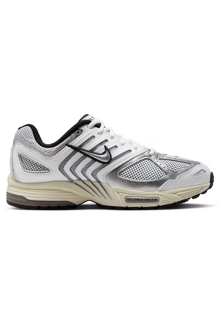Nike Pantofi sport dama Pegasus - alb/negru - piele ecologica - amortizare Air - talpa cauciuc tip waffle