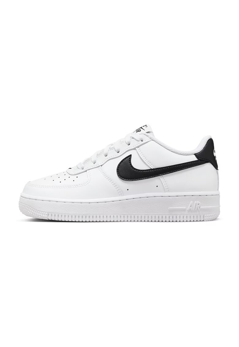 Nike Pantofi sport de piele Air Force 1 - Alb/Negru